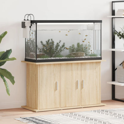 Aquariumstandaard Bewerkt Hout Kleurig 101 x 41 x 58 cm Sonoma eiken