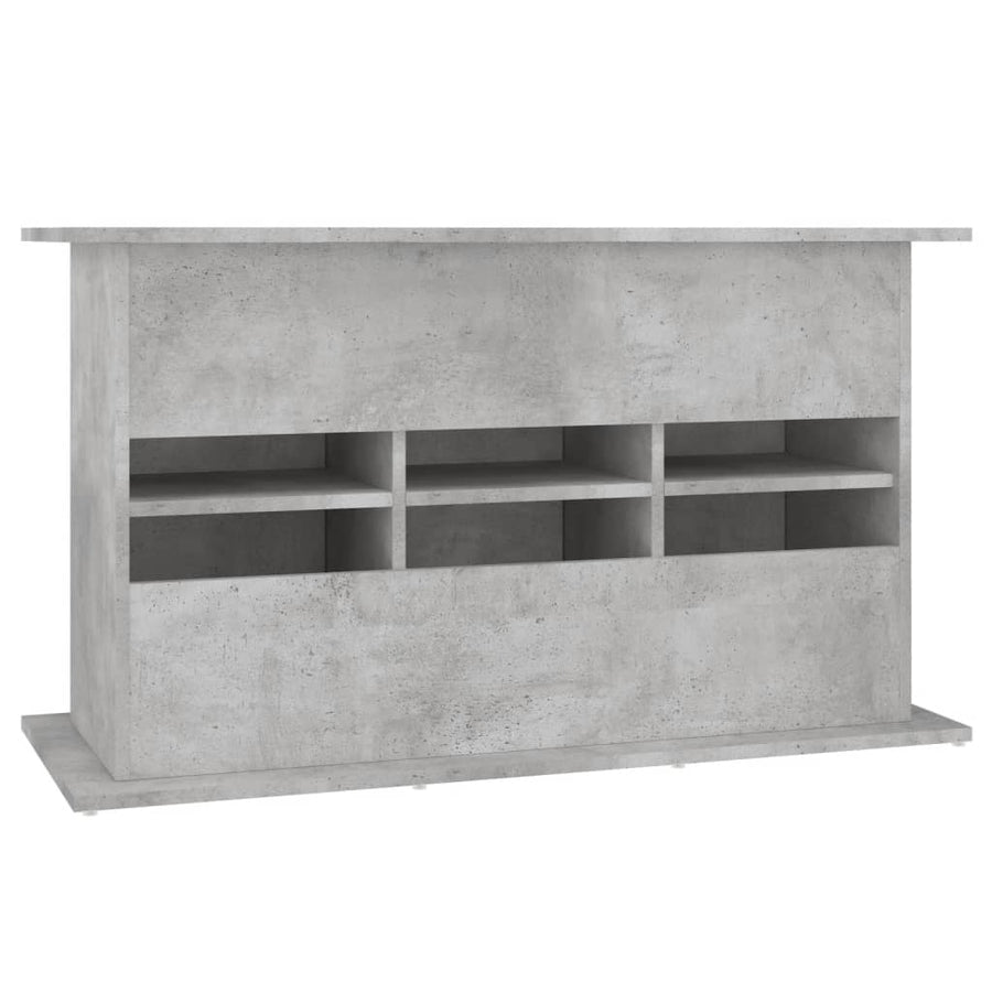 Aquariumstandaard Bewerkt Hout 101 x 41 x 58 cm Betongrijs
