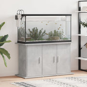 Aquariumstandaard 101x41x58 cm betongrijs bewerkt hout