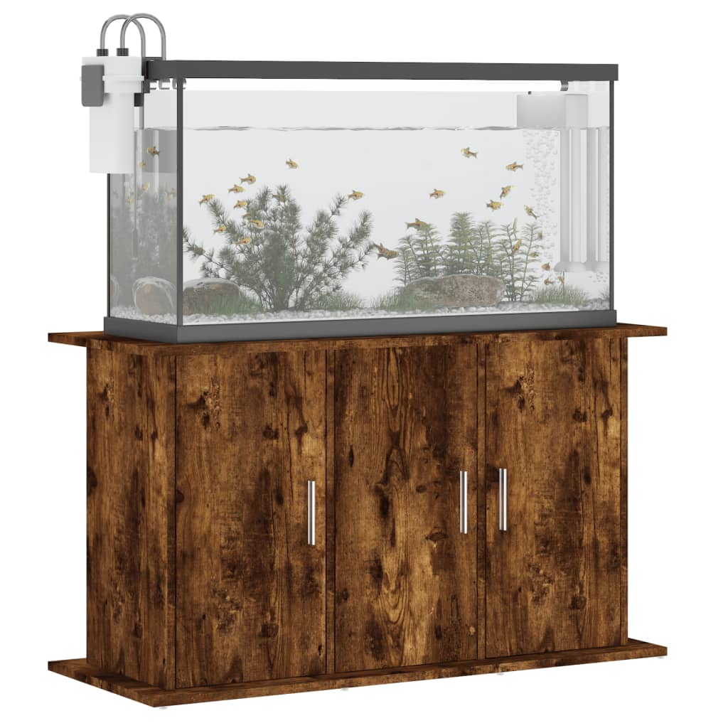 Aquariumstandaard Bewerkt Hout Kleur 101 x 41 x 58 cm Gerookt eiken