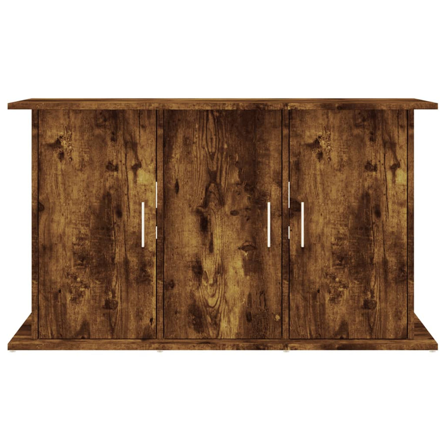 Aquariumstandaard Bewerkt Hout Kleur 101 x 41 x 58 cm Gerookt eiken