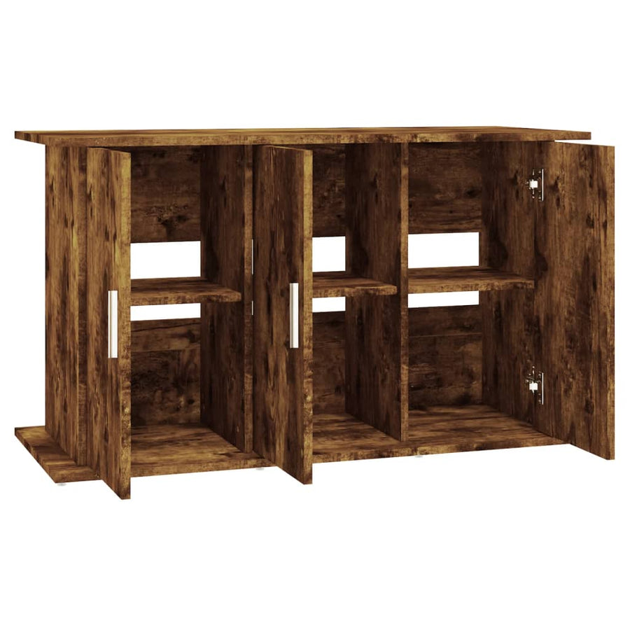 Aquariumstandaard Bewerkt Hout Kleur 101 x 41 x 58 cm Gerookt eiken