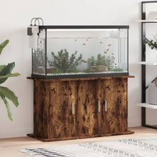 Aquariumstandaard Bewerkt Hout Kleur 101 x 41 x 58 cm Gerookt eiken