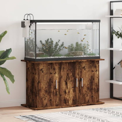 Aquariumstandaard Bewerkt Hout Kleur 101 x 41 x 58 cm Gerookt eiken