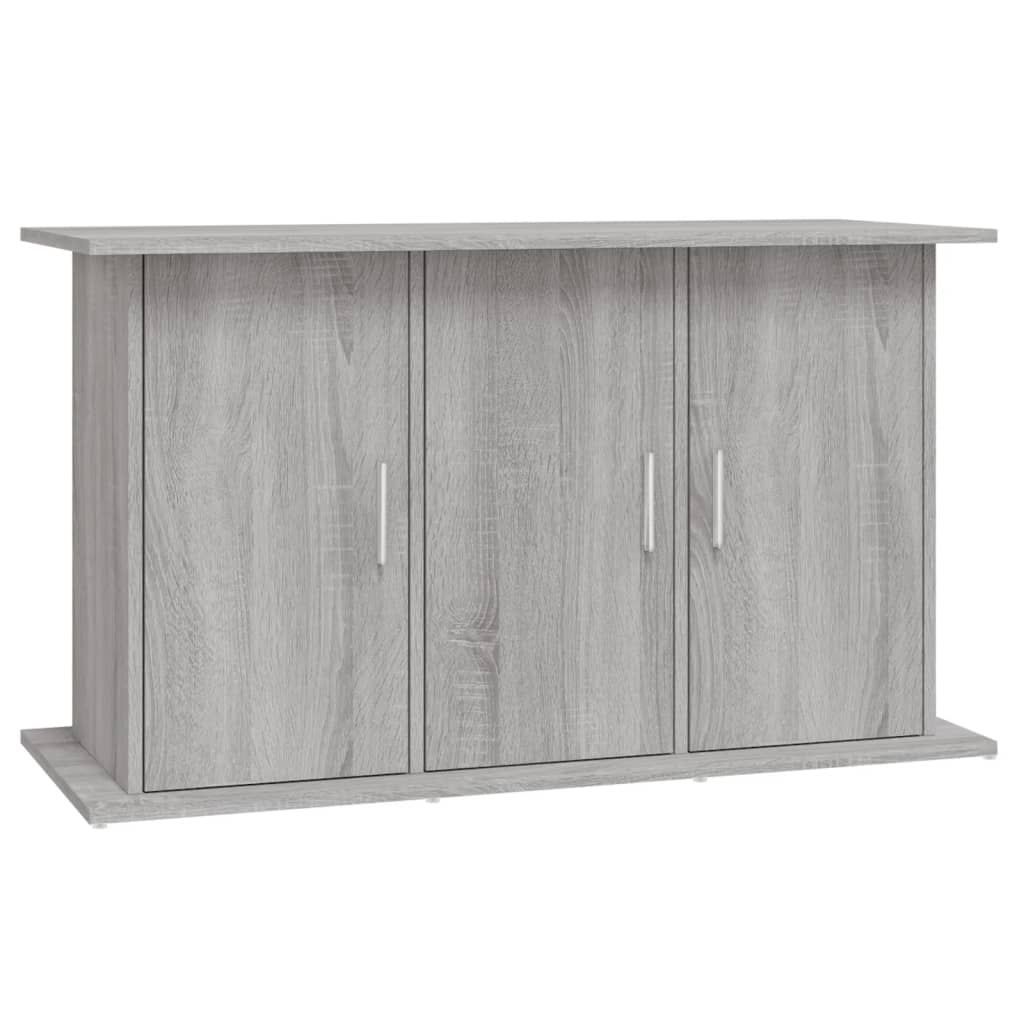 Aquariumstandaard Bewerkt Hout Eiken 101 x 41 x 58 cm Grijs sonoma