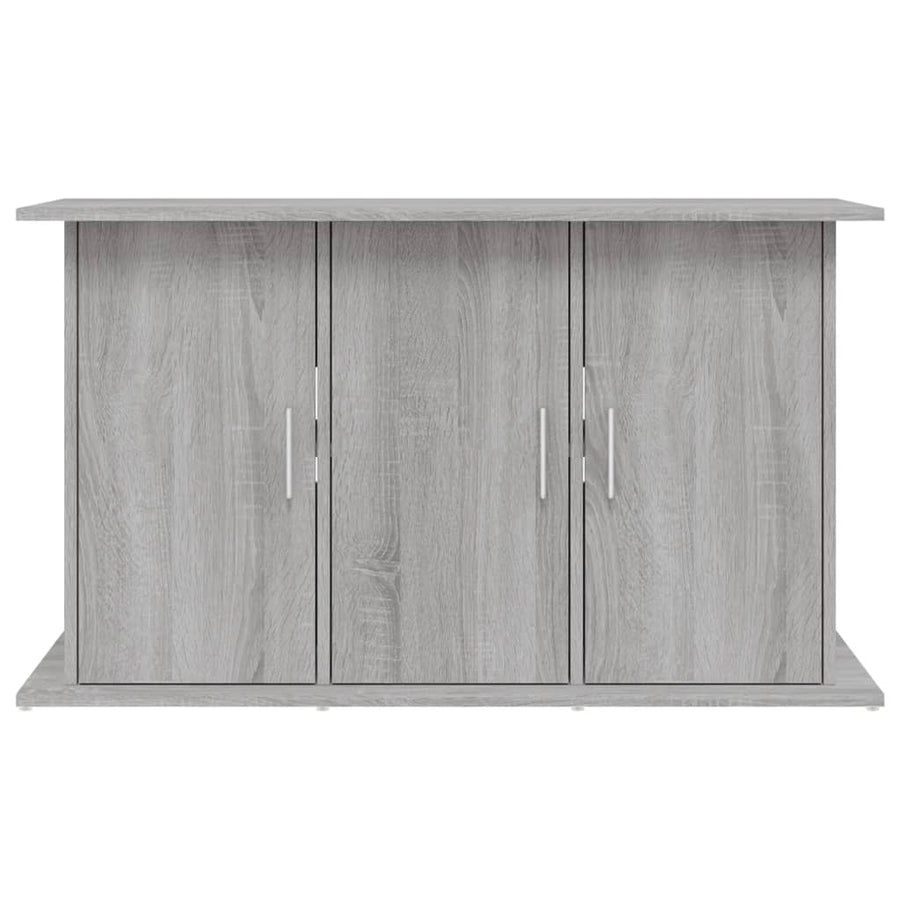 Aquariumstandaard Bewerkt Hout Eiken 101 x 41 x 58 cm Grijs sonoma
