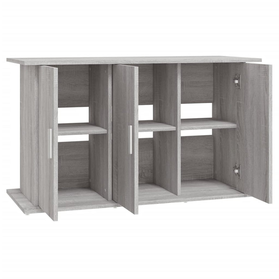 Aquariumstandaard Bewerkt Hout Eiken 101 x 41 x 58 cm Grijs sonoma