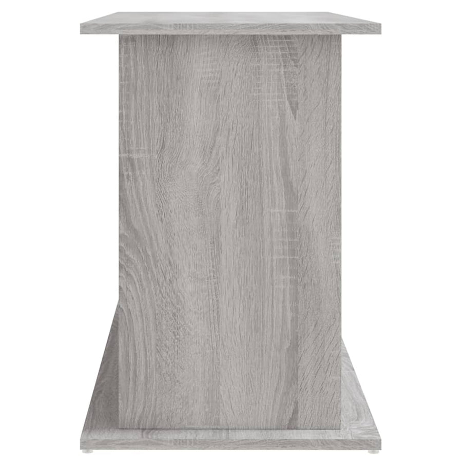 Aquariumstandaard Bewerkt Hout Eiken 101 x 41 x 58 cm Grijs sonoma