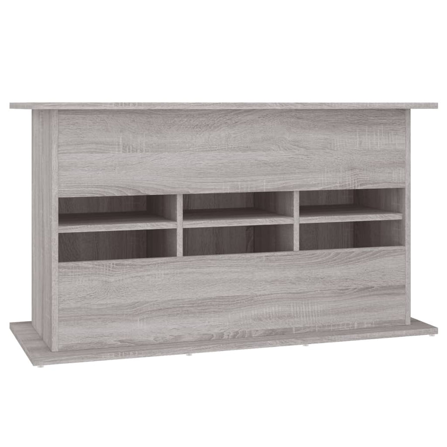 Aquariumstandaard Bewerkt Hout Eiken 101 x 41 x 58 cm Grijs sonoma
