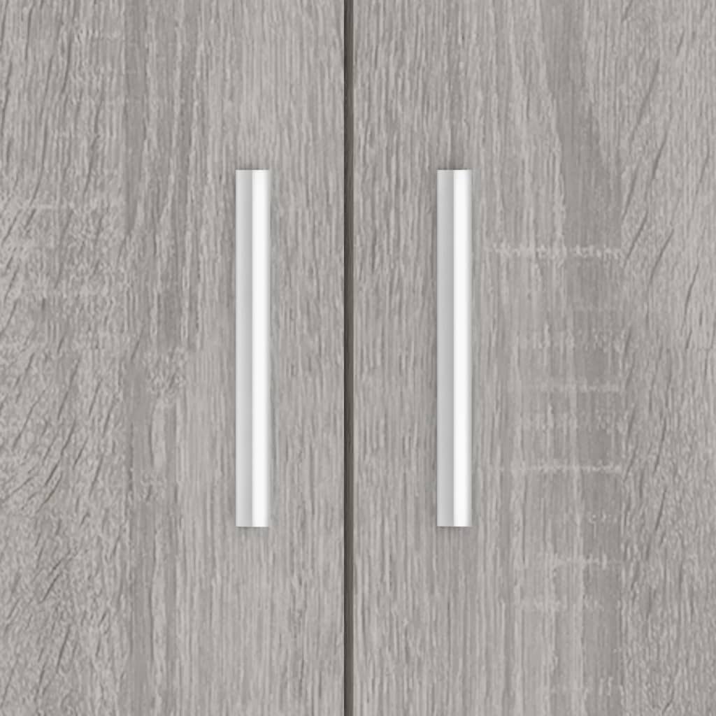 Aquariumstandaard Bewerkt Hout Eiken 101 x 41 x 58 cm Grijs sonoma