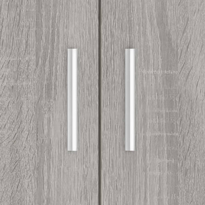 Aquariumstandaard Bewerkt Hout Eiken 101 x 41 x 58 cm Grijs sonoma