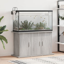 Aquariumstandaard Bewerkt Hout Eiken 101 x 41 x 58 cm Grijs sonoma