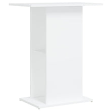 Aquariumstandaard 60,5X36X72,5 Cm Bewerkt Hout 60.5 x 36 x 72.5 cm Wit