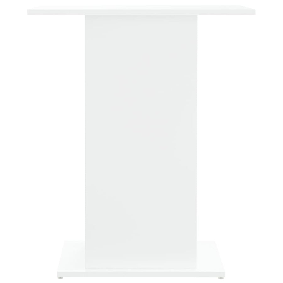 Aquariumstandaard 60,5X36X72,5 Cm Bewerkt Hout 60.5 x 36 x 72.5 cm Wit