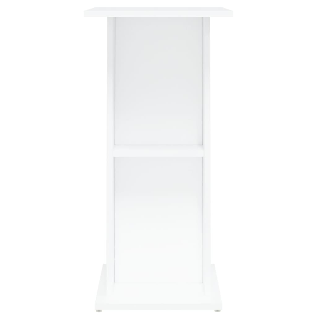 Aquariumstandaard 60,5X36X72,5 Cm Bewerkt Hout 60.5 x 36 x 72.5 cm Wit