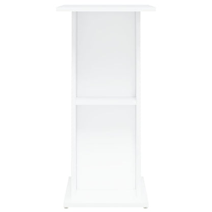 Aquariumstandaard 60,5X36X72,5 Cm Bewerkt Hout 60.5 x 36 x 72.5 cm Wit