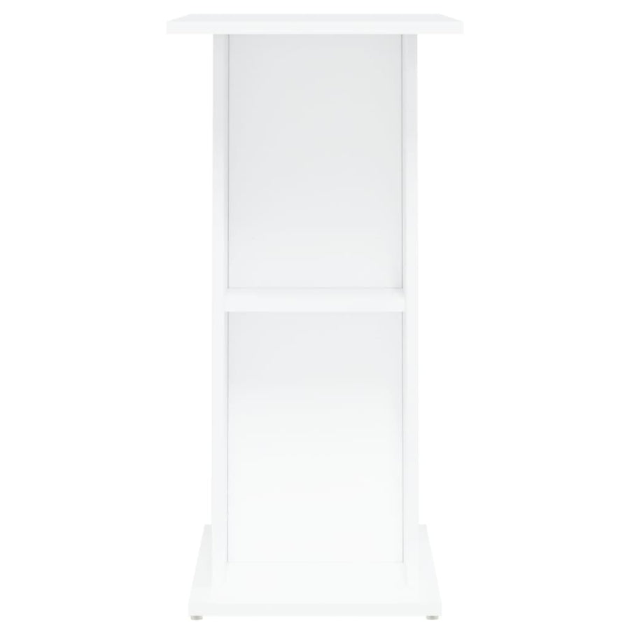 Aquariumstandaard 60,5X36X72,5 Cm Bewerkt Hout 60.5 x 36 x 72.5 cm Wit