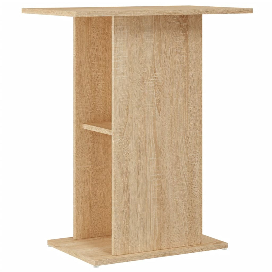 Aquariumstandaard 60,5X36X72,5 Cm Bewerkt Hout 60.5 x 36 x 72.5 cm Sonoma eiken