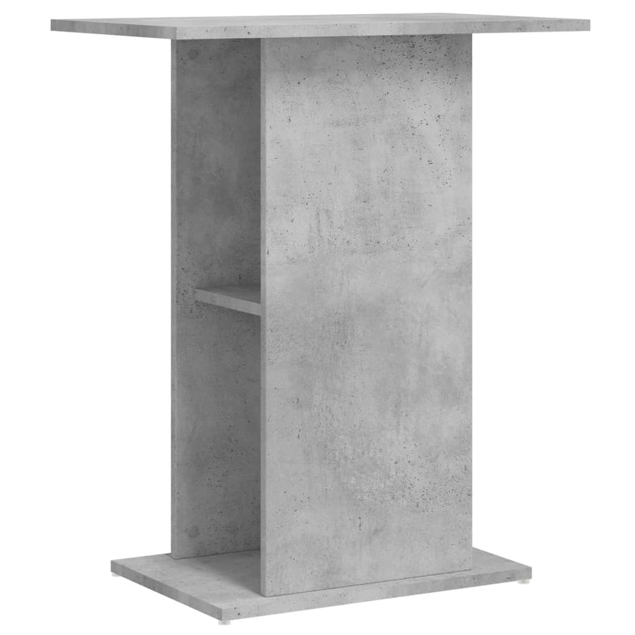 Aquariumstandaard 60,5X36X72,5 Cm Bewerkt Hout 60.5 x 36 x 72.5 cm Betongrijs