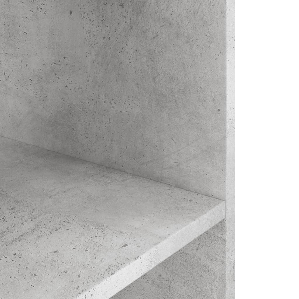 Aquariumstandaard 60,5X36X72,5 Cm Bewerkt Hout 60.5 x 36 x 72.5 cm Betongrijs