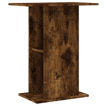Aquariumstandaard 60,5X36X72,5 Cm Bewerkt Hout 60.5 x 36 x 72.5 cm Gerookt eiken