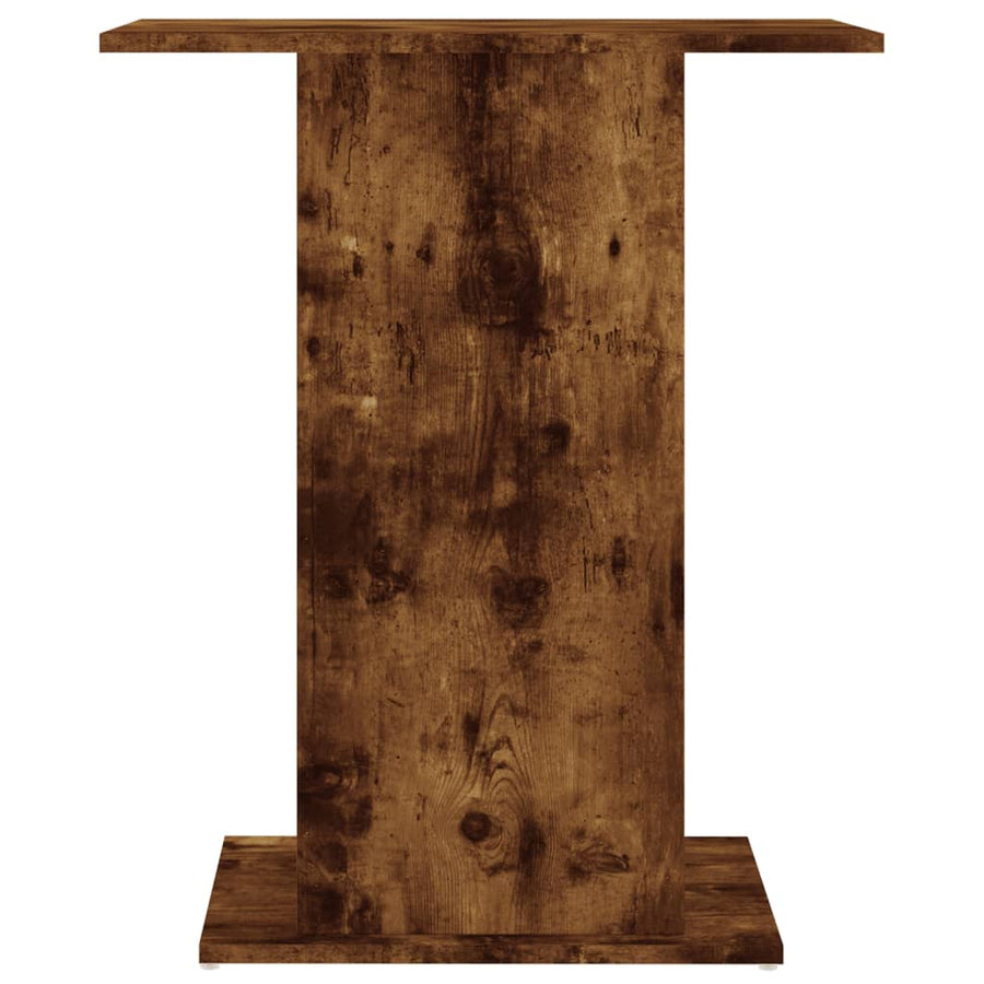 Aquariumstandaard 60,5X36X72,5 Cm Bewerkt Hout 60.5 x 36 x 72.5 cm Gerookt eiken