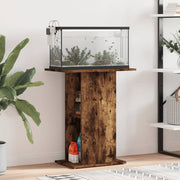 Aquarium Stand 60.5x36x72.5 cm Engineered Wood Smoked Oak