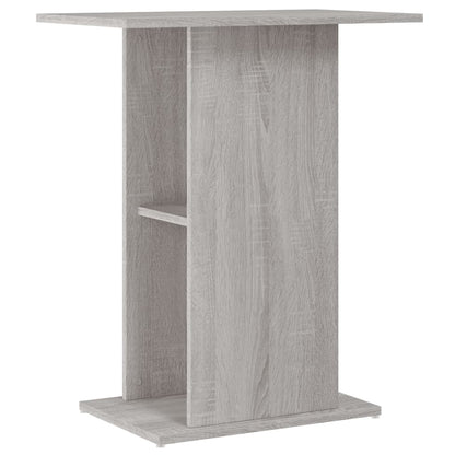 Aquariumstandaard 60,5X36X72,5 Cm Bewerkt Hout 60.5 x 36 x 72.5 cm Grijs sonoma
