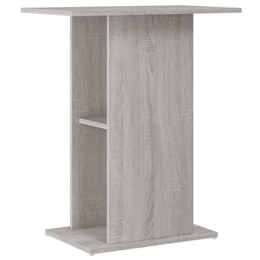 Aquariumstandaard 60,5X36X72,5 Cm Bewerkt Hout 60.5 x 36 x 72.5 cm Grijs sonoma