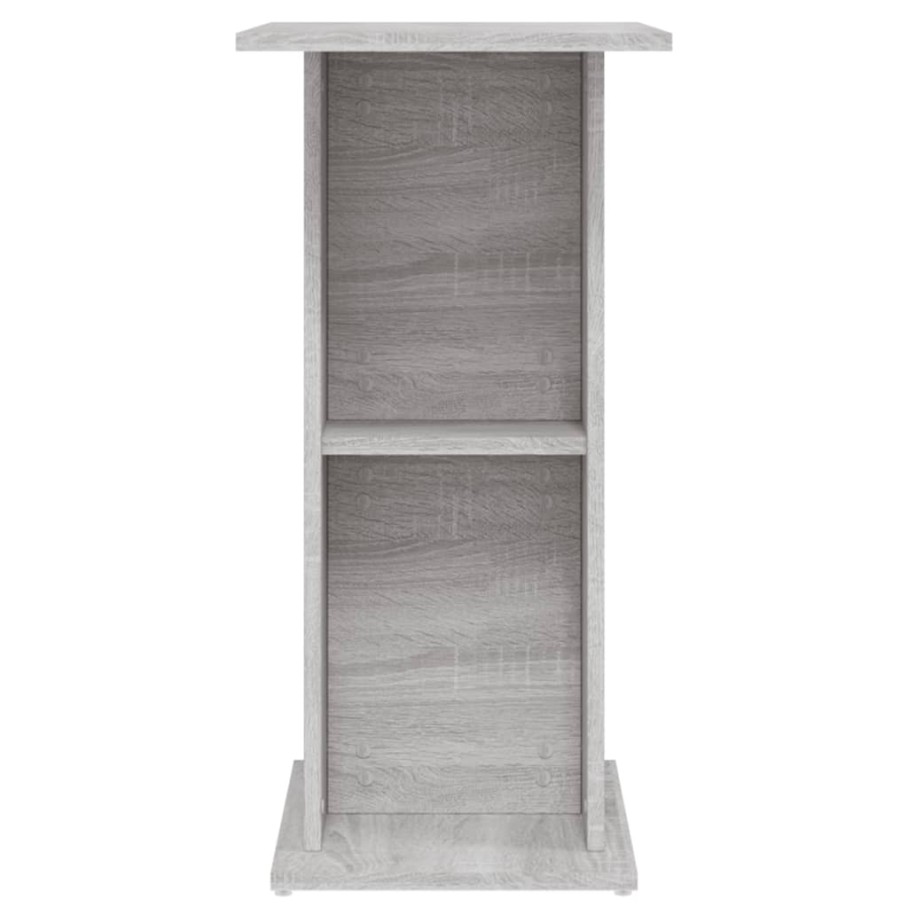 Aquariumstandaard 60,5X36X72,5 Cm Bewerkt Hout 60.5 x 36 x 72.5 cm Grijs sonoma