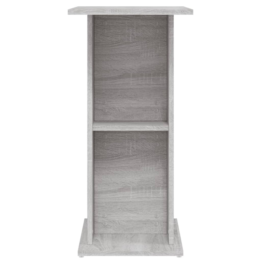 Aquariumstandaard 60,5X36X72,5 Cm Bewerkt Hout 60.5 x 36 x 72.5 cm Grijs sonoma