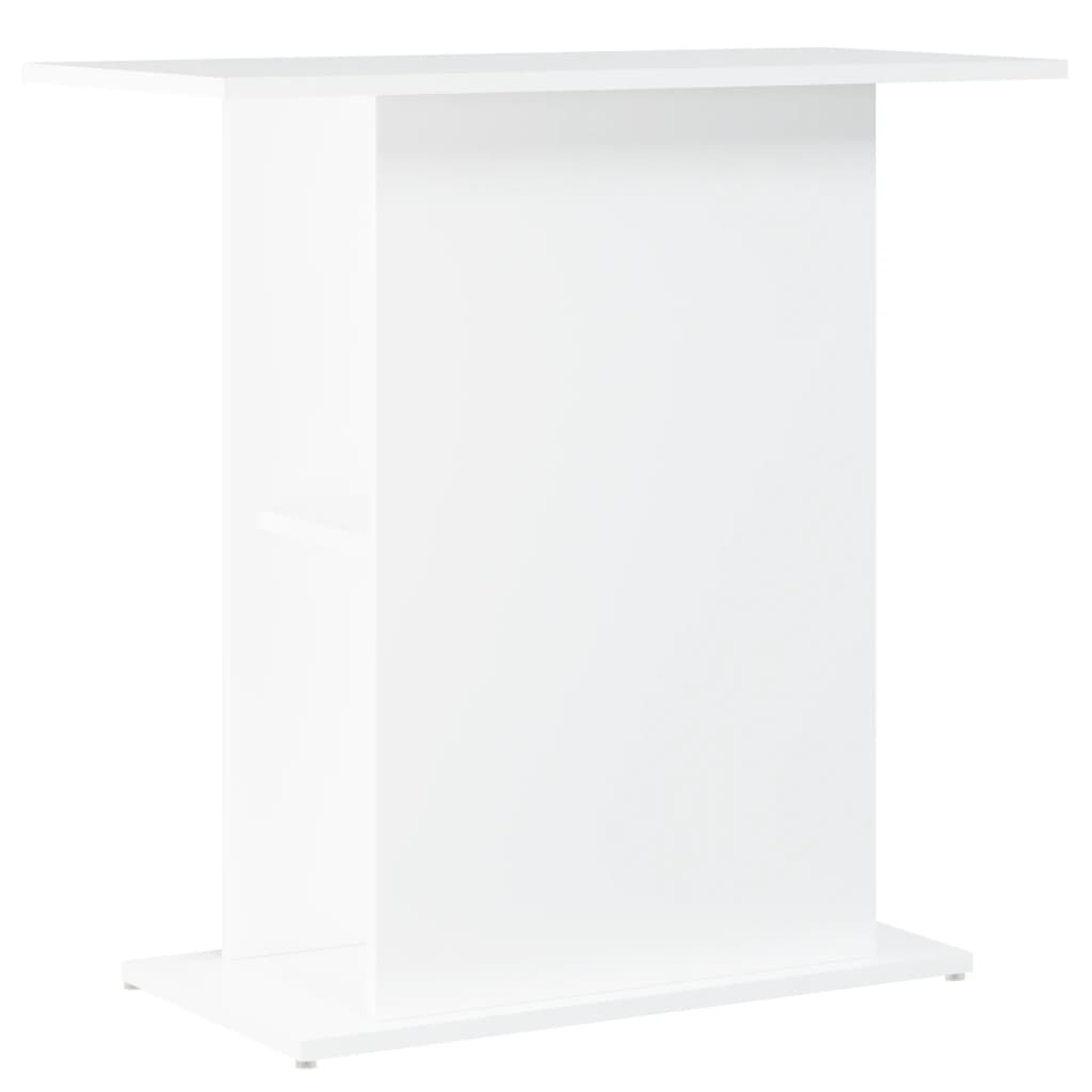 Aquariumstandaard 75X36X72,5 Cm Bewerkt Hout 75 x 36 x 72.5 cm Wit
