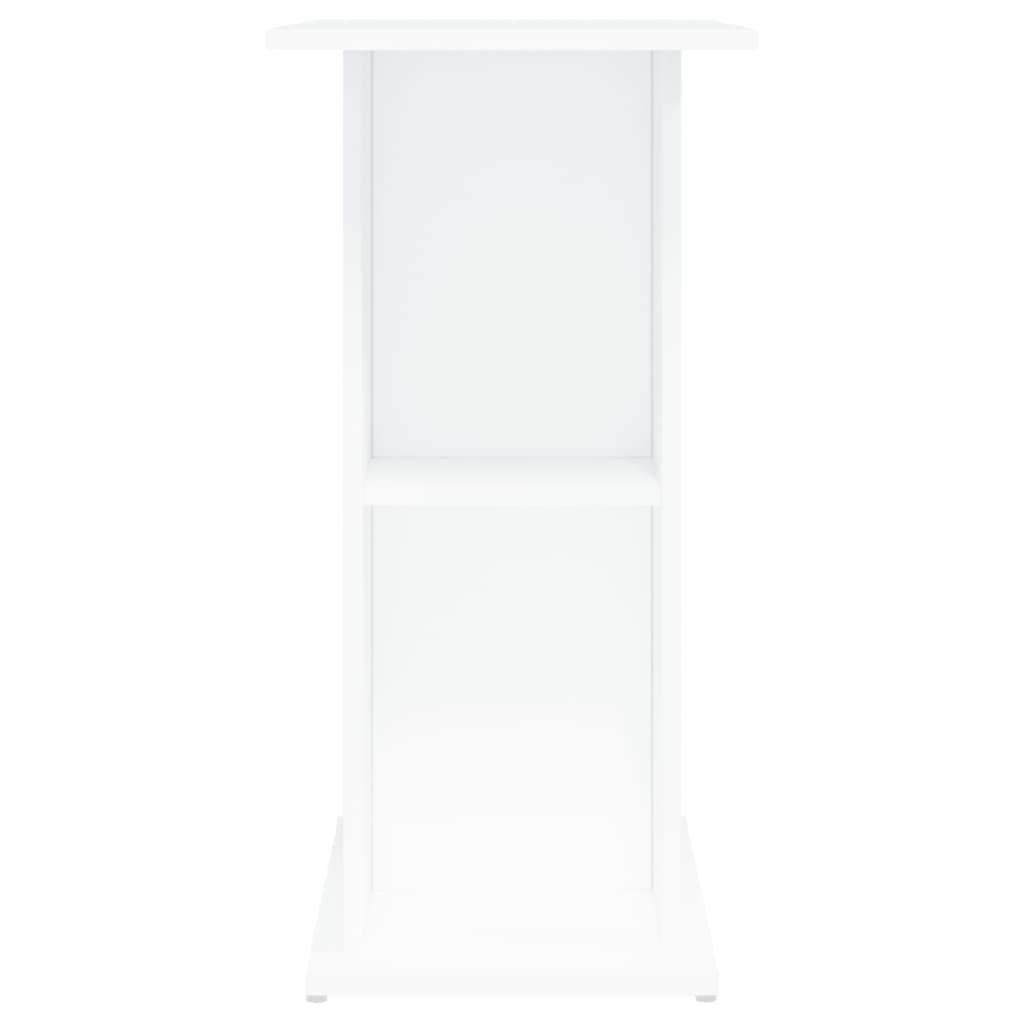 Aquariumstandaard 75X36X72,5 Cm Bewerkt Hout 75 x 36 x 72.5 cm Wit