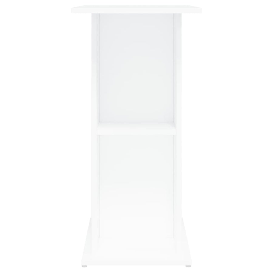 Aquariumstandaard 75X36X72,5 Cm Bewerkt Hout 75 x 36 x 72.5 cm Wit