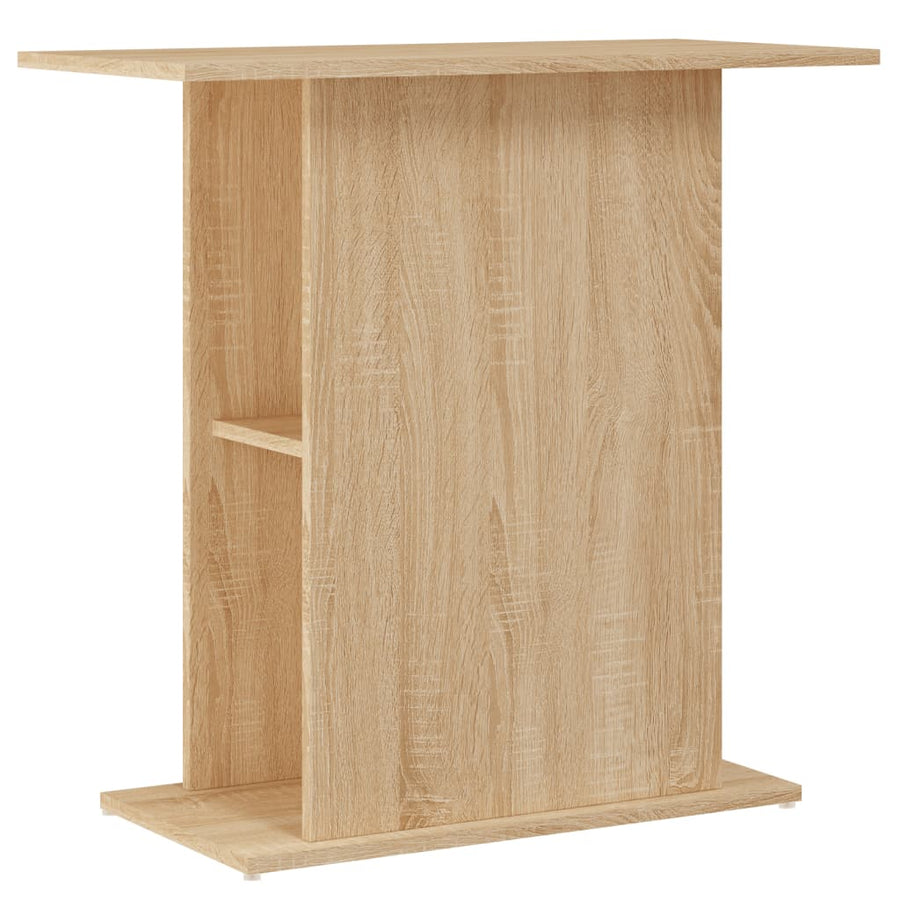 Aquariumstandaard 36X75X72,5 Cm Bewerkt Hout Sonoma Eikenkleur 36 x 75 x 72.5 cm