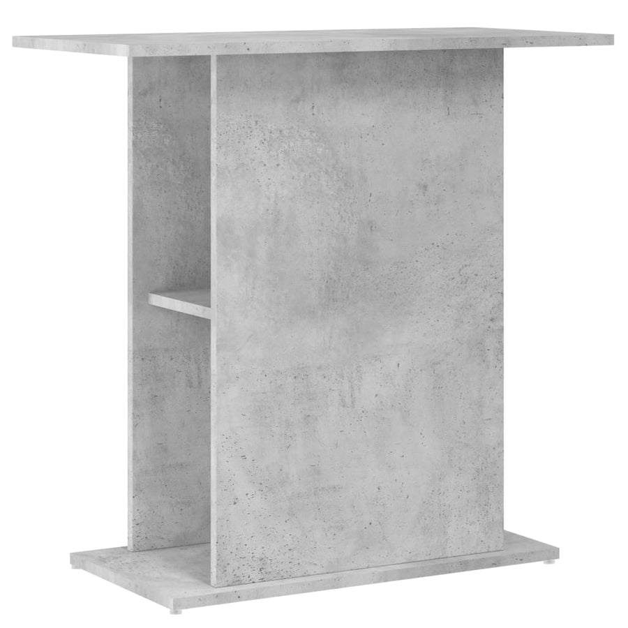 Aquariumstandaard 75X36X72,5 Cm Bewerkt Hout 75 x 36 x 72.5 cm Betongrijs