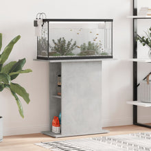 Aquariumstandaard 75X36X72,5 Cm Bewerkt Hout 75 x 36 x 72.5 cm Betongrijs