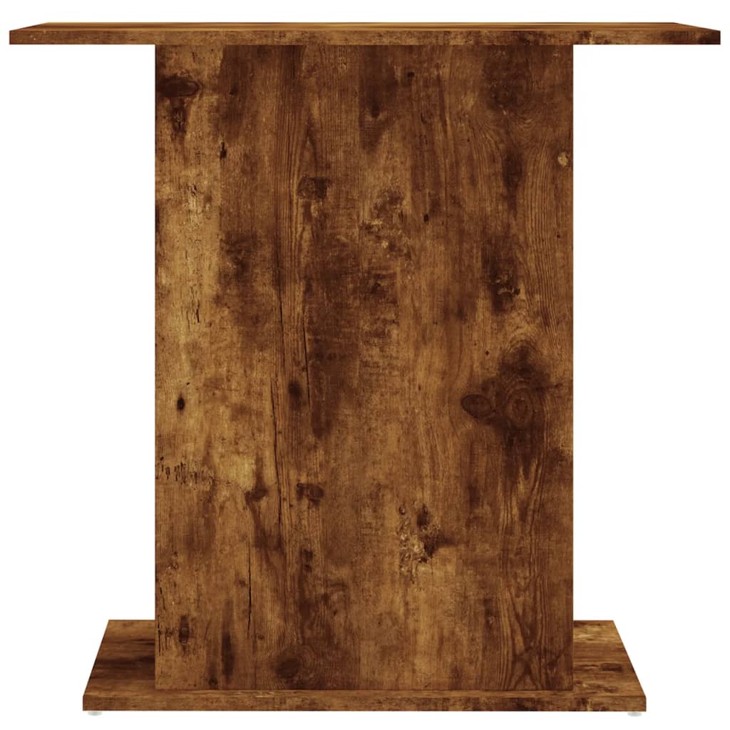 Aquariumstandaard 36X75X72,5 Cm Bewerkt Hout Gerookt Eikenkleur 36 x 75 x 72.5 cm