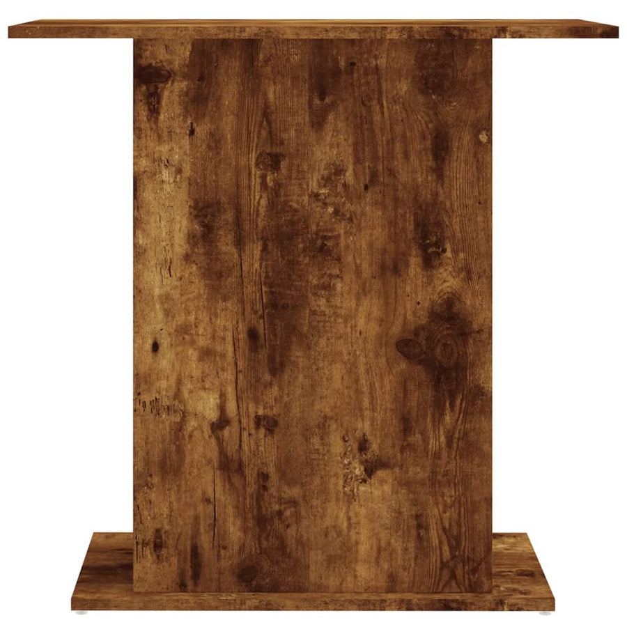 Aquariumstandaard 36X75X72,5 Cm Bewerkt Hout Gerookt Eikenkleur 36 x 75 x 72.5 cm