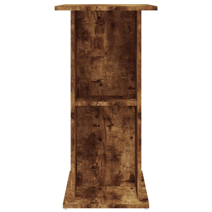 Aquariumstandaard 36X75X72,5 Cm Bewerkt Hout Gerookt Eikenkleur 36 x 75 x 72.5 cm