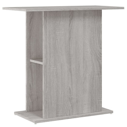 Aquariumstandaard 75X36X72,5 Cm Bewerkt Hout 75 x 36 x 72.5 cm Grijs sonoma