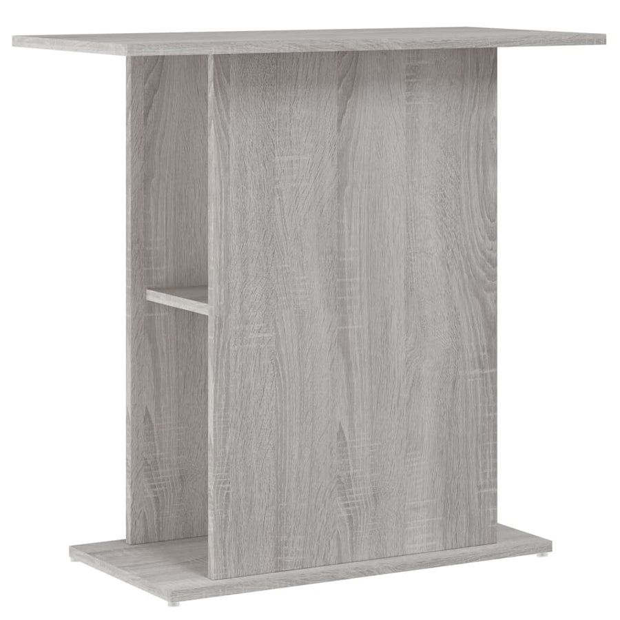 Aquariumstandaard 75X36X72,5 Cm Bewerkt Hout 75 x 36 x 72.5 cm Grijs sonoma