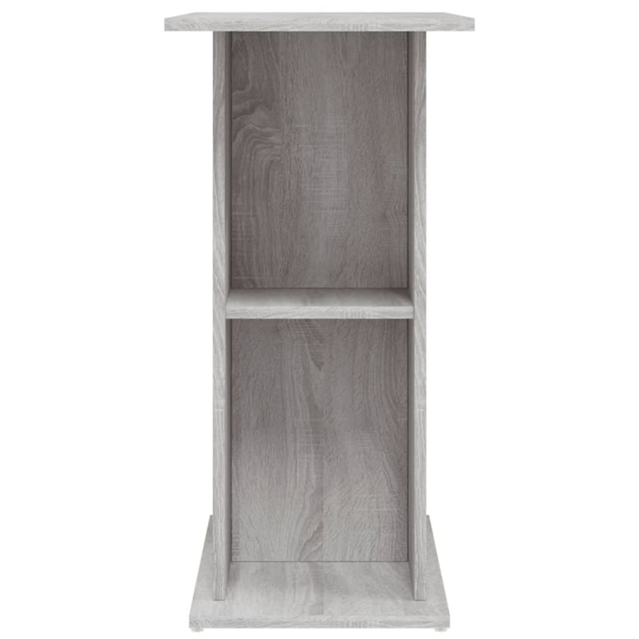 Aquariumstandaard 75X36X72,5 Cm Bewerkt Hout 75 x 36 x 72.5 cm Grijs sonoma