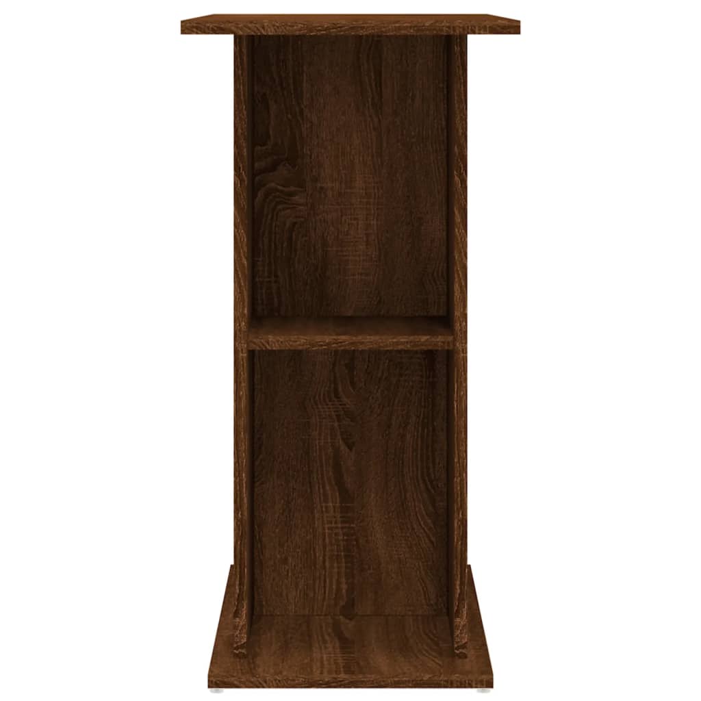 Aquariumstandaard 36X75X72,5 Cm Bewerkt Hout Bruin Eikenkleur 36 x 75 x 72.5 cm Bruineiken