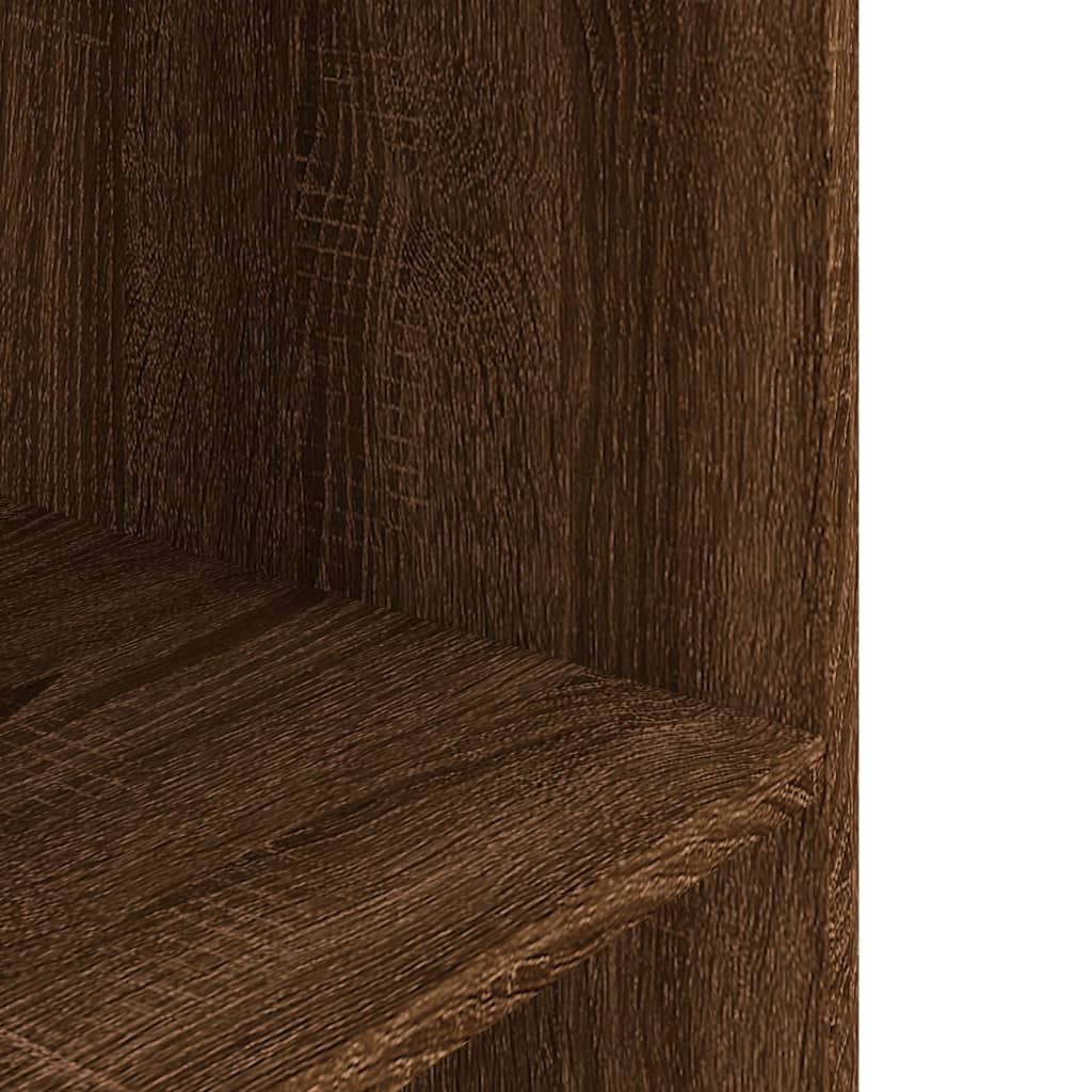 Aquariumstandaard 36X75X72,5 Cm Bewerkt Hout Bruin Eikenkleur 36 x 75 x 72.5 cm Bruineiken