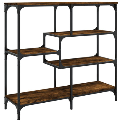 Wandtafel 103X32X95 Cm Bewerkt Hout Gerookt Eikenkleurig