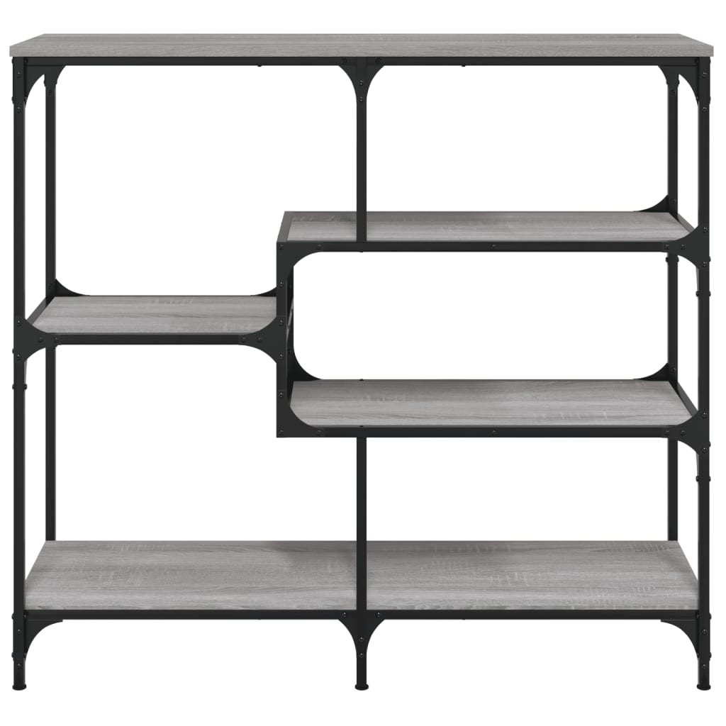 Wandtafel 103X32X95 Cm Bewerkt Hout Grijs Sonoma Eikenkleurig