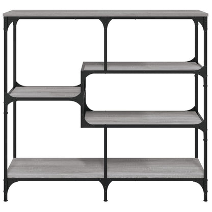 Wandtafel 103X32X95 Cm Bewerkt Hout Grijs Sonoma Eikenkleurig