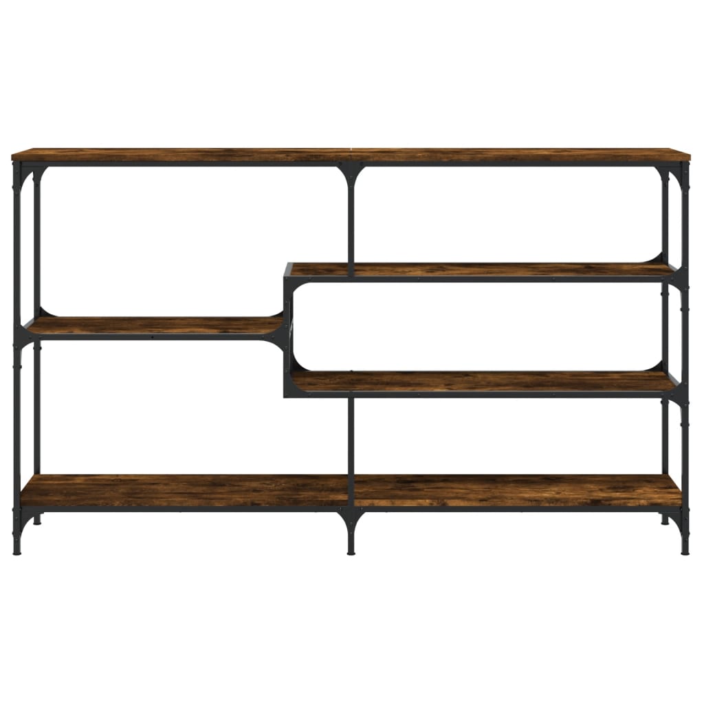 Wandtafel 160X32X95 Cm Bewerkt Hout Gerookt Eikenkleurig