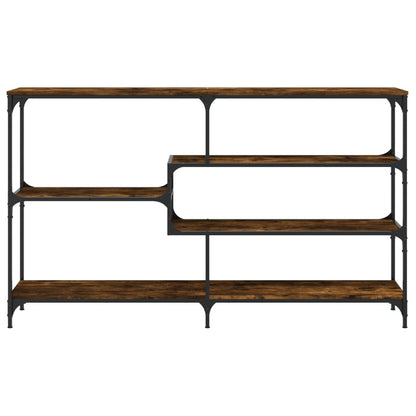 Wandtafel 160X32X95 Cm Bewerkt Hout Gerookt Eikenkleurig